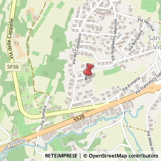 Mappa Via del Castellino, 24, 12080 Vicoforte, Cuneo (Piemonte)