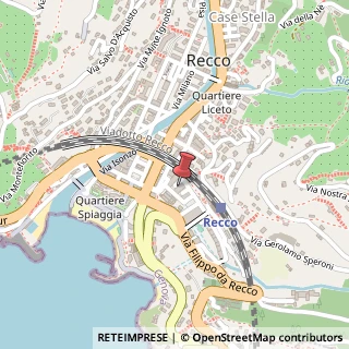 Mappa Piazzetta 10 Novembre 1943, 6, 16036 Recco, Genova (Liguria)
