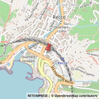 Mappa Piazza San Giovanni Bono, 33, 16036 Recco, Genova (Liguria)