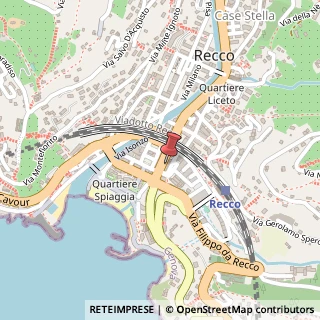 Mappa Via Roma, 8, 16036 Recco GE, Italia, 16036 Recco, Genova (Liguria)