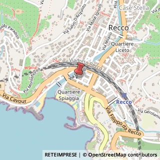 Mappa Via IV Novembre, 38, 16036 Recco, Genova (Liguria)