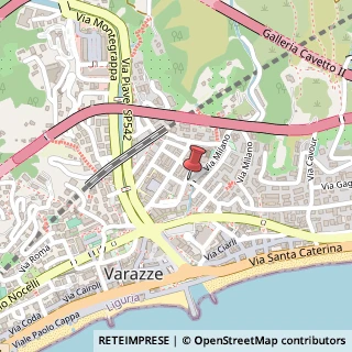 Mappa Via Giuseppe Verdi,  23, 17019 Varazze, Savona (Liguria)