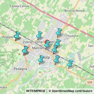 Mappa Via Cesena, 40026 Imola BO, Italia (1.78667)