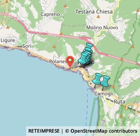 Mappa Viale Privato Fiorito, 16036 Recco GE, Italia (1.00909)