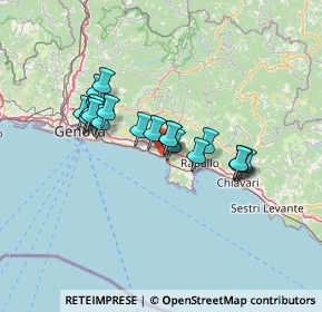 Mappa Viale Privato Fiorito, 16036 Recco GE, Italia (11.222)