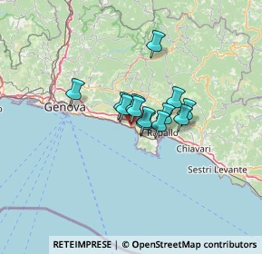 Mappa Viale Privato Fiorito, 16036 Recco GE, Italia (7.28692)