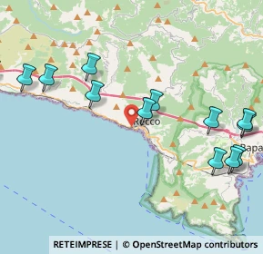 Mappa Viale Privato Fiorito, 16036 Recco GE, Italia (5.13154)