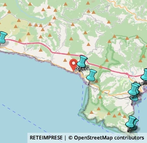 Mappa Viale Privato Fiorito, 16036 Recco GE, Italia (6.542)