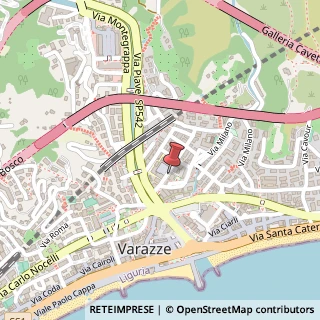 Mappa Via P. Alessandro Reccagno, 12, 17019 Varazze, Savona (Liguria)