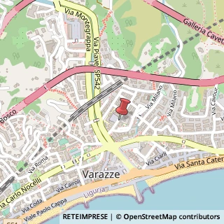 Mappa Via P. Alessandro Reccagno, 16, 17019 Varazze, Savona (Liguria)