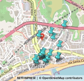 Mappa Via Recagno Alessandro, 17019 Varazze SV, Italia (0.233)