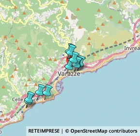 Mappa Via Recagno Alessandro, 17019 Varazze SV, Italia (1.28)