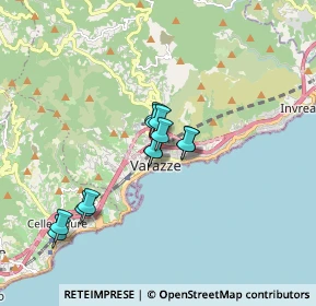 Mappa Via Recagno Alessandro, 17019 Varazze SV, Italia (1.2975)