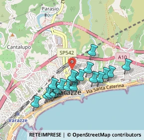 Mappa Via Recagno Alessandro, 17019 Varazze SV, Italia (0.4255)