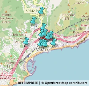 Mappa Via Recagno Alessandro, 17019 Varazze SV, Italia (0.46417)