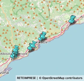 Mappa Via Recagno Alessandro, 17019 Varazze SV, Italia (4.22333)
