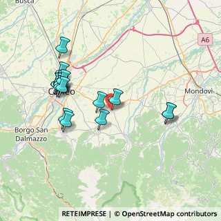 Mappa Via Gauberti, 12081 Beinette CN, Italia (7.81111)
