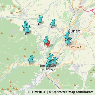 Mappa Via Santa Croce, 12010 Vignolo CN, Italia (3.79154)
