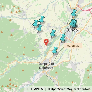 Mappa Via Santa Croce, 12010 Vignolo CN, Italia (4.55667)
