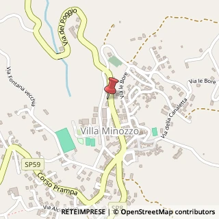 Mappa Via del Poggio, 1, 42030 Villa Minozzo, Reggio nell'Emilia (Emilia Romagna)