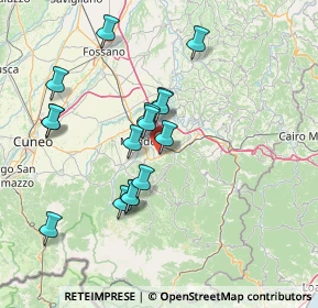 Mappa 12080 Vicoforte CN, Italia (13.86063)