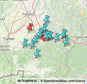 Mappa 12080 Vicoforte CN, Italia (9.01706)