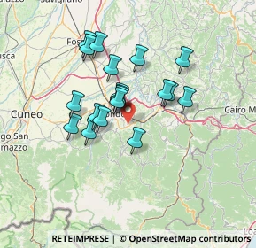 Mappa 12080 Vicoforte CN, Italia (11.23316)