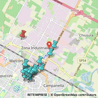 Mappa Via Faenza, 40026 Imola BO, Italia (1.355)