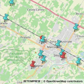 Mappa Via L. Tinti, 40026 Imola BO, Italia (2.87636)