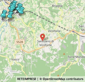 Mappa Via Statale, 12080 Vicoforte CN, Italia (3.76706)