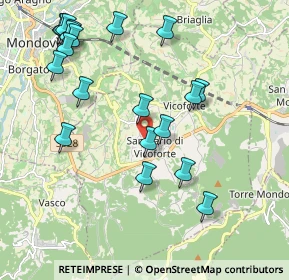 Mappa Via Statale, 12080 Vicoforte CN, Italia (2.304)