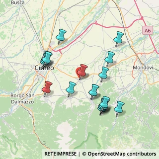 Mappa Via Vittorio Veneto, 12081 Beinette CN, Italia (7.58737)