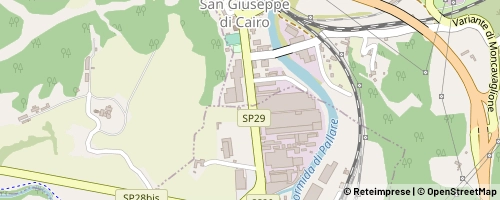 Mappa Cairo Montenotte