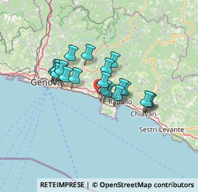 Mappa 16036 Recco GE, Italia (10.2195)