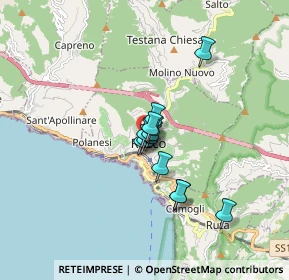 Mappa 16036 Recco GE, Italia (1.02923)