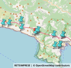 Mappa 16036 Recco GE, Italia (4.61583)