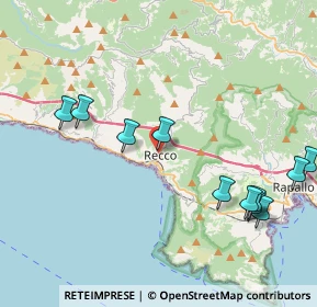 Mappa 16036 Recco GE, Italia (5.43308)