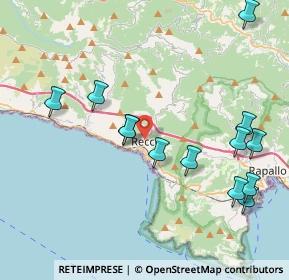 Mappa 16036 Recco GE, Italia (4.55692)