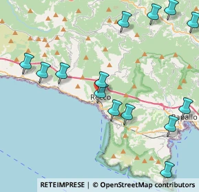 Mappa Via Andrea Bianchi, 16036 Recco GE, Italia (5.53625)