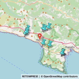 Mappa 16036 Recco GE, Italia (3.53091)
