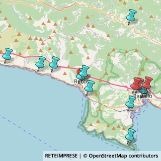 Mappa 16036 Recco GE, Italia (5.60267)