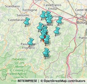 Mappa Via Vignolese, 41059 Zocca MO, Italia (9.05421)