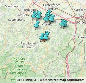 Mappa Via Vignolese, 41059 Zocca MO, Italia (12.14214)