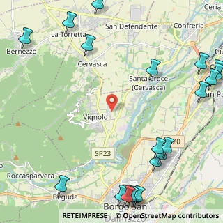 Mappa Via Cuneo, 12010 Vignolo CN, Italia (3.468)