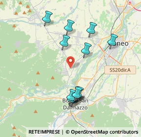 Mappa Via Cuneo, 12010 Vignolo CN, Italia (3.85769)
