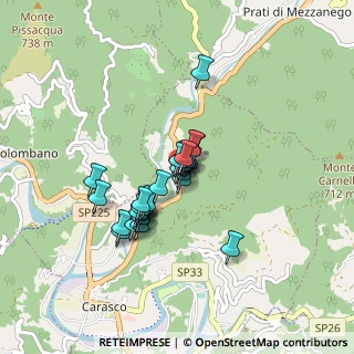Mappa Località Terrarossa, 16042 Carasco GE, Italia (0.6)