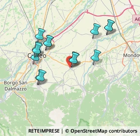 Mappa Beinette - Centro Via Vecchia Cuneo, 12081 Beinette CN, Italia (7.15786)