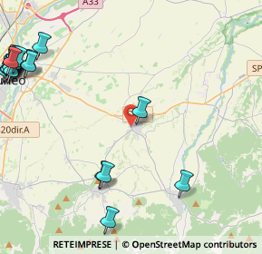 Mappa Beinette - Centro Via Vecchia Cuneo, 12081 Beinette CN, Italia (6.869)