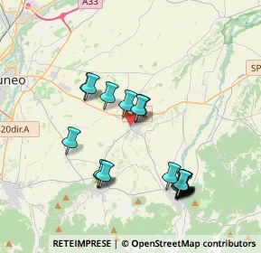 Mappa Beinette - Centro Via Vecchia Cuneo, 12081 Beinette CN, Italia (3.895)