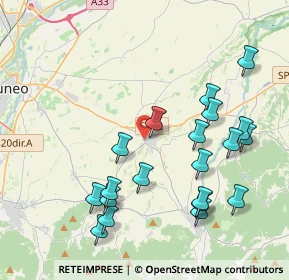 Mappa Beinette - Centro Via Vecchia Cuneo, 12081 Beinette CN, Italia (4.4205)